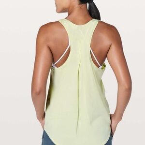 Love tank pleated Sz 4 Dewy